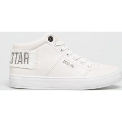 Big Star - Buty. Białe buty sportowe damskie BIG STAR, bez wzorów, z gumy, sportowe. W wyprzedaży za 99,90 zł.