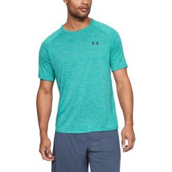 Under Armour Tech™ 2.0 Koszulka Niebieski Zielony. Niebieskie podkoszulki męskie Under Armour, xxl, bez wzorów, z poliesteru, bez kołnierzyka, krótkie. Za 128,95 zł.