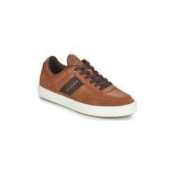 Buty Tommy Hilfiger LIGHTWEIGHT MATERIAL. Pomarańczowe trampki męskie TOMMY HILFIGER, bez wzorów, z materiału, bez zapięcia. Za 423,20 zł.