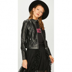 Vero Moda - Kurtka. Czarne kurtki damskie marki Vero Moda, s, z bawełny. W wyprzedaży za 119,90 zł.