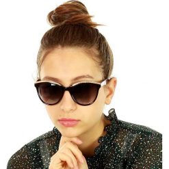 Okulary przeciwsłoneczne mazzini glamour fashion czarny. Czarne okulary przeciwsłoneczne damskie LOOKS STYLE EYEWAER, glamour. W wyprzedaży za 64,90 zł.