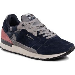 Sneakersy PEPE JEANS - Tinker Pro Racer PMS30583 Navy 595. Niebieskie sneakersy męskie Pepe Jeans, na co dzień, bez wzorów, z jeansu, bez zapięcia. W wyprzedaży za 329,00 zł.