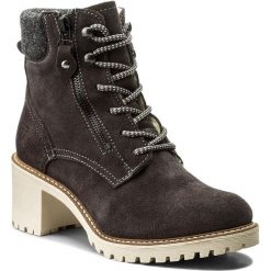 Botki TAMARIS - 1-26268-29 Anthracite 214. Szare botki damskie marki Tamaris, z wełny. W wyprzedaży za 209,00 zł.