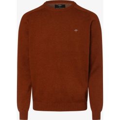 Fynch-Hatton - Sweter męski, czerwony. Czerwone swetry męskie Fynch-Hatton, m, bez wzorów, z bawełny, eleganckie, bez kołnierzyka, bez kaptura. Za 229,95 zł.
