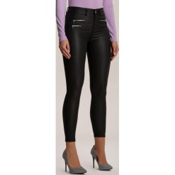 Czarne Spodnie Skinny Wylinira. Czarne spodnie damskie Renee, s, bez wzorów. Za 109,99 zł.