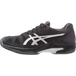 ASICS SOLUTION SPEED FF CLAY Obuwie do tenisa Outdoor black/silver. Czarne buty damskie do tenisa Asics, bez wzorów, z gumy, sportowe. Za 629,00 zł.