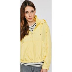 Tommy Hilfiger - Kurtka. Żółte kurtki damskie TOMMY HILFIGER, s, bez wzorów, z poliesteru, krótkie. W wyprzedaży za 399,90 zł.