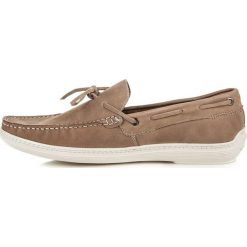 Skórzane mokasyny EMILIO. Brązowe mokasyny męskie SORRENTO, casualowe. Za 219,90 zł.