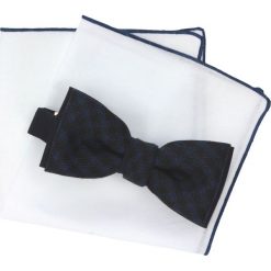 Mucha special granatowy classic 203. Niebieskie muszki męskie Recman, bez wzorów. Za 49,00 zł.