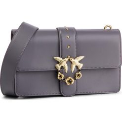Torebka PINKO - Love Abbraccio Spallaccio PE 19 PLTT 1P21DC Y5EU Dark Grey I67. Szare listonoszki damskie marki Pinko, bez wzorów, ze skóry, bez dodatków. Za 1379,00 zł.
