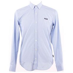 Galvanni Koszula Męska Auvergne Xl Jasnoniebieska. Szare koszule męskie marki GALVANNI, xl, bez wzorów, eleganckie, bez kołnierzyka, bez rękawów. Za 169,00 zł.