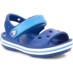 Sandały CROCS - Crocband Sandal Kids 12856 Cerulean Blue/Ocean. Niebieskie sandały chłopięce Crocs, z tworzywa sztucznego, bez zapięcia. W wyprzedaży za 119,00 zł.