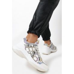Białe Sneakersy Pristhine. Białe sneakersy damskie Born2be. Za 89,99 zł.