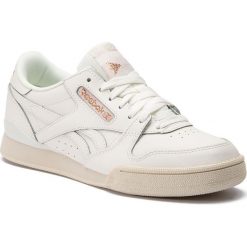 Buty Reebok - Phase 1 Pro DV3741 Chalk/Rose Gold/Wht. Białe buty sportowe damskie Reebok, ze skóry. W wyprzedaży za 269,00 zł.
