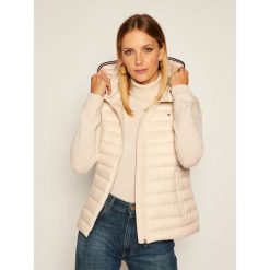 Kamizelka TOMMY HILFIGER Essential WW0WW25141. Brązowe kamizelki damskie TOMMY HILFIGER, m, bez wzorów, bez kaptura. Za 649,00 zł.