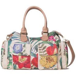 Desigual Torebka Damska Beżowy Bols Clio London. Brązowe torebki klasyczne damskie Desigual, bez wzorów, bez dodatków. Za 349,00 zł.