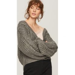 Sweter z domieszką wełny - Szary. Szare bez kategorii Reserved, m, z wełny. Za 139,99 zł.