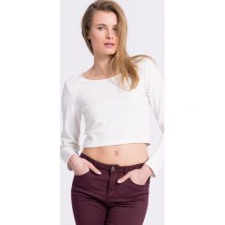 Haily's - Bluzka. Białe bluzki damskie marki Haily's, s, z bawełny, casualowe, z okrągłym kołnierzem. W wyprzedaży za 29,90 zł.