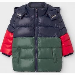 Mayoral - Kurtka dziecięca 74-98 cm. Zielone kurtki chłopięce Mayoral, bez wzorów, z elastanu, krótkie, z kapturem. Za 184,90 zł.