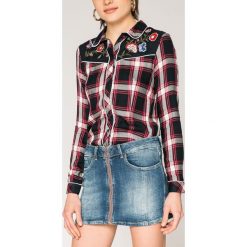 Pepe Jeans - Spódnica Ziva. Niebieskie spódniczki damskie Pepe Jeans, na co dzień, bez wzorów, z elastanu, casualowe, mini, proste. W wyprzedaży za 119,90 zł.