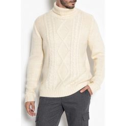 Kardigany męskie: Sweter z golfem z grubej dzianiny