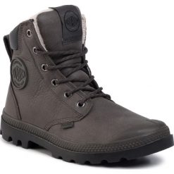 Trapery PALLADIUM - Pampa Sport Cuff Wps 72992-064-M Dark Gull Gray. Szare trapery damskie Palladium, ze skóry, sportowe. W wyprzedaży za 489,00 zł.