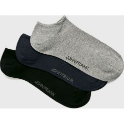 John Frank - Skarpety (3-pack). Skarpetki męskie John Frank, bez wzorów, z elastanu. Za 39,90 zł.