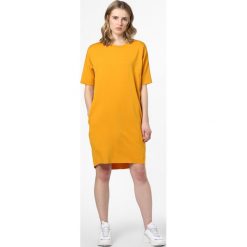Minimum - Sukienka damska – Regitza, żółty. Żółte sukienki damskie Minimum, s, bez wzorów, bez kołnierzyka, bez rękawów. Za 269,95 zł.