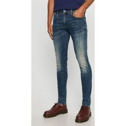 G-Star Raw - Jeansy. Niebieskie jeansy męskie G-Star RAW, bez wzorów, retro. Za 559,90 zł.