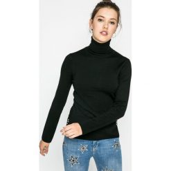 Silvian Heach - Sweter. Czarne swetry damskie Silvian Heach, s, bez wzorów, z wiskozy, klasyczne, z krótkim rękawem, krótkie, bez kaptura. W wyprzedaży za 179,90 zł.