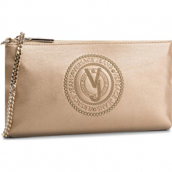 Torebka VERSACE JEANS - E3VSBPR2-70718 901. Żółte torebki klasyczne damskie marki Versace Jeans, z jeansu. W wyprzedaży za 299,00 zł.