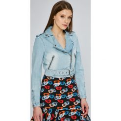 Only - Kurtka. Niebieskie kurtki damskie ONLY, bez wzorów, z bawełny, krótkie. W wyprzedaży za 169,90 zł.