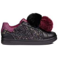 Geox Tenisówki Dziewczęce Djrock 36 Czarny. Czarne buty dziewczęce sportowe marki Geox, z materiału, na sznurówki. Za 309,00 zł.