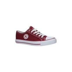 Buty Casu Bordowe trampki sznurowane 083. Czerwone tenisówki damskie Casu. Za 59,99 zł.