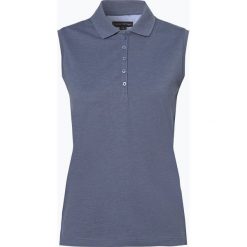 Franco Callegari - Top damski, niebieski. Niebieskie topy damskie Franco Callegari, bez wzorów, z bawełny, bez rękawów. Za 69,95 zł.