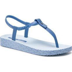 Sandały IPANEMA - Bossa Soft Sandal 82626 Blue/Blue 20729. Niebieskie klapki damskie Ipanema, bez wzorów, z tworzywa sztucznego, bez obcasa. W wyprzedaży za 89,00 zł.