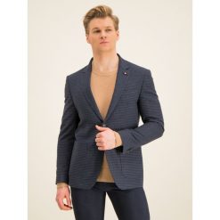 Marynarka Tommy Hilfiger Tailored Check Blazer TT0TT06695. Niebieskie marynarki męskie Tommy Hilfiger Tailored, m, bez wzorów, z bawełny, casualowe. W wyprzedaży za 799,00 zł.