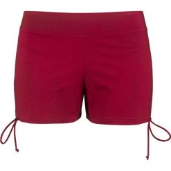 Szorty kąpielowe z figami wewnętrznymi bonprix bordowy. Czerwone stroje kąpielowe damskie marki bonprix, bez wzorów. Za 59,99 zł.