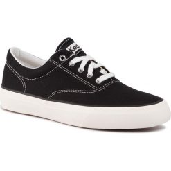 Tenisówki KEDS - Anchor Solid KWF58140 Black. Czarne półbuty damskie Keds, bez wzorów, z gumy, bez zapięcia. W wyprzedaży za 119,00 zł.