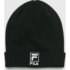Fila - Czapka. Czarne czapki męskie marki Fila, z bawełny. W wyprzedaży za 79,90 zł.