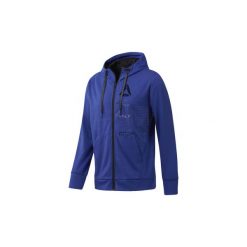 Bluzy Reebok Sport Bluza z kapturem Speedwick Full-Zip. Niebieskie bluzy męskie rozpinane Reebok Sport, l, z kapturem. Za 279,00 zł.