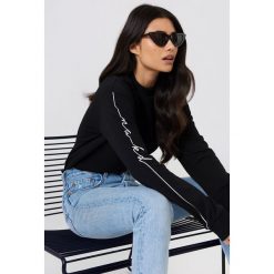 Bluzy damskie: NA-KD Trend Bluza dresowa – Black