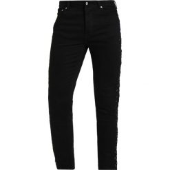Topman EYELET Jeansy Slim Fit black. Niebieskie jeansy męskie relaxed fit marki Topman. Za 249,00 zł.