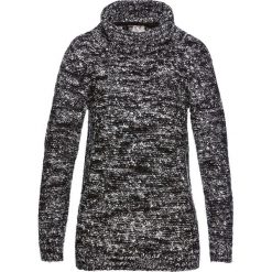 Sweter bonprix czarny. Czarne swetry damskie bonprix, z dzianiny. Za 89,99 zł.