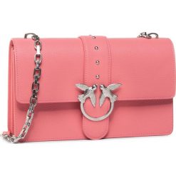Torebka PINKO - Love Classic Simply 1 Cl. PE 20 PLTT 1P21LY Y65Z Bubble Pin N49. Różowe listonoszki damskie Pinko, bez wzorów, ze skóry, bez dodatków. Za 1269,00 zł.