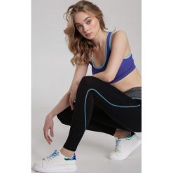 Czarno-Niebieskie Legginsy Sabrigoria. Czarne legginsy sportowe damskie Renee, s, bez wzorów. Za 49,99 zł.