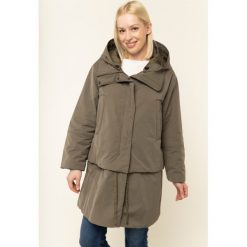 Parka Weekend Max Mara 54960199. Zielone kurtki damskie Weekend Max Mara, bez wzorów, z bawełny, bez kaptura. W wyprzedaży za 1589,00 zł.