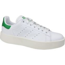 Białe Buty adidas Stan Smith Bold W S32266. Białe buty sportowe damskie Adidas, bez wzorów, ze skóry, sportowe, adidas stan smith. W wyprzedaży za 449,00 zł.
