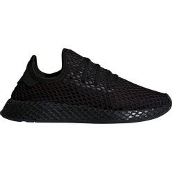 BUTY DEERUPT RUNNER J. Czarne buty dziewczęce sportowe Adidas, na wiosnę, bez wzorów, z materiału, bez zapięcia. Za 209,99 zł.