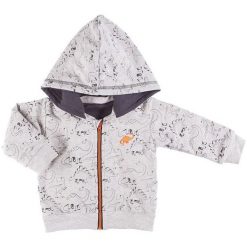 Ewa Klucze Bluza Chłopięca Dino 98 Pomarańcz/Szary. Szare bluzy chłopięce marki Ewa Klucze, z materiału. W wyprzedaży za 49,00 zł.